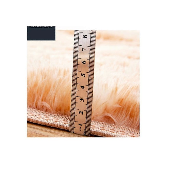 Bekväm matta, mjuk matta, mjuk matta för sovrum, plyschmatta, mjuk matta för vardagsrum, mjuk, modern, mjuk matta för barnrum 60X200CM grå