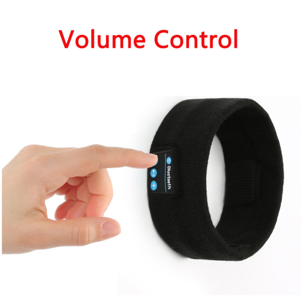 Sleeping headphones - Bluetooth headbands microphone black