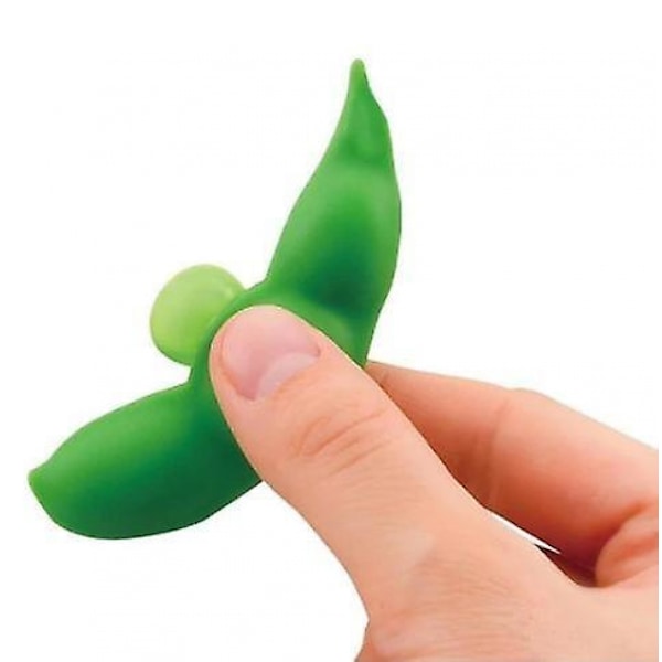 Sensorisk Grønn Leketøy Aspargesbønner Fidget Bean Leker