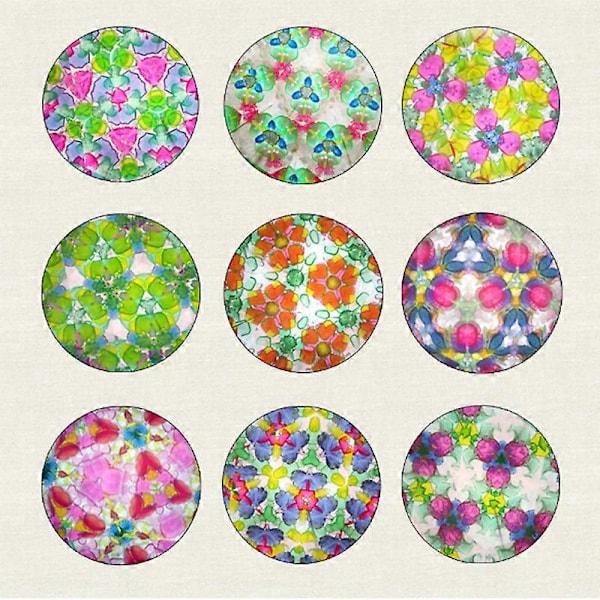 Klassiske Kaleidoskoper i Metall - 6-pakning, Pedagogisk Kaleidoskopleke for Barn med Metallkropp, Bursdagsgave til Gutter og Jenter