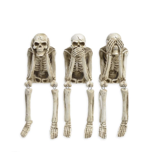3 Sæt Realistiske Statuer til Boligindretning 5,8L x 10,2B x 10,9H cm