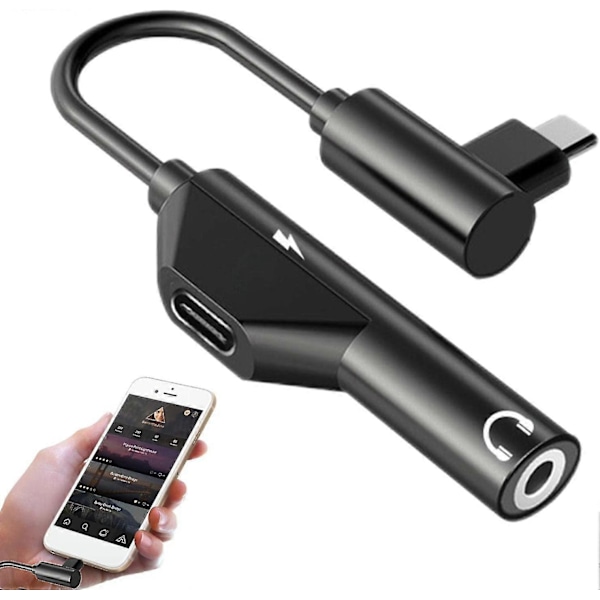USB C Hovedtelefonadapter - 3,5 mm Adapter