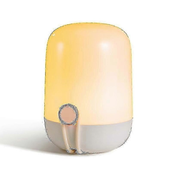 Bærbar Natlampe til Amning LED Ammelampe, Justerbar Lysstyrke med 7 Farver
