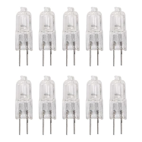 10 x G4 Halogenlampa Belysning 10W Varmvit