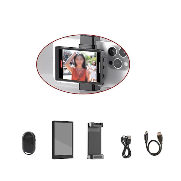 For PH01 Max Telefon Bakkamera, 3.97\" Selfie Skjerm Vlog Selfie Monitor Skjerm