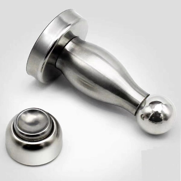 Magnetisk Dørstopper - Universalholder i Rustfritt Stål for Dørsikkerhet
