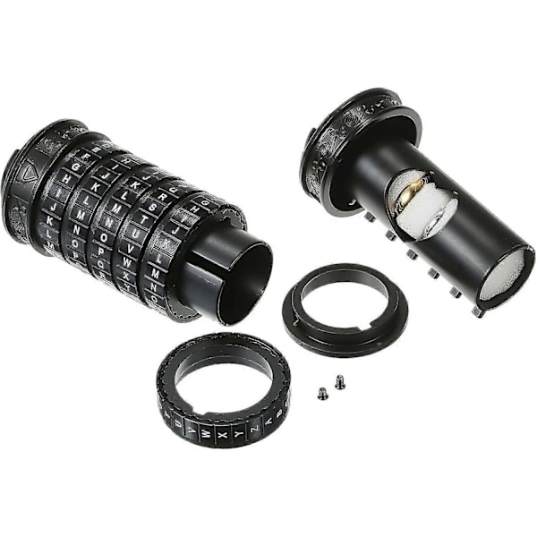 Cryptex Da Vinci -koodi Mini Cryptex -lukko Pulmapelit piilotetulla mustalla
