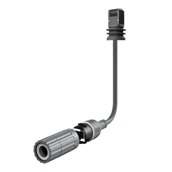 2 st Starlink Gen3 V3 Rektangulär Satellit Ethernet Kabeladapter 1000Mbps RJ45 Konverter