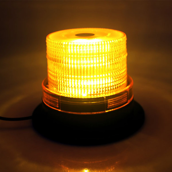 LED Nödblixt blinkande trafikvarningssignal gul