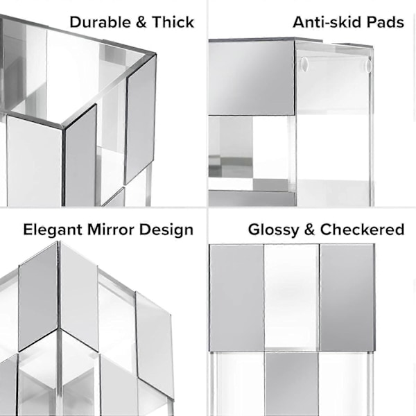 Transparent Vas för Heminredning 24 cm Lång