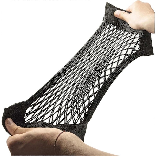 Universe Bil Auto Fordon 39 x 25 cm Bagageutrymme Stretch Mesh Förvaringsnät Bilfack Universalnät