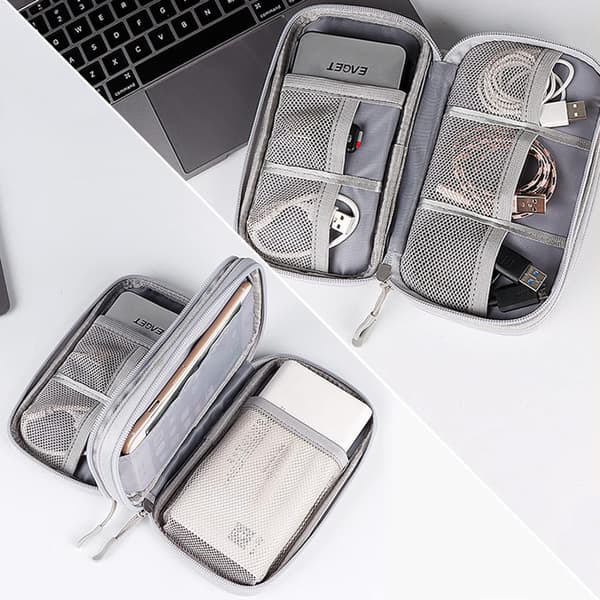 Universell reiseveske for kabler, vanntett for USB-ladekabler