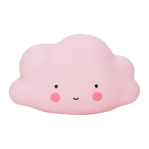 Børns Sød Sky med Ansigt Formet Lampe Værelseslys Gang Dekoration Natlampe Pink