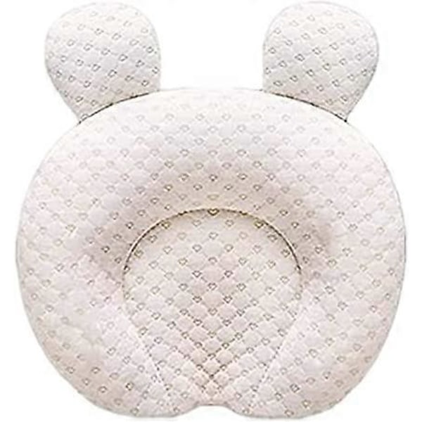Baby Hovedformningspude, Nyfødt Børneværelsespude, Spædbarns Hovedstøtte Sovende Pude, 3d Memory Foam Hoved Nakkepude til Autostol Barnevogn