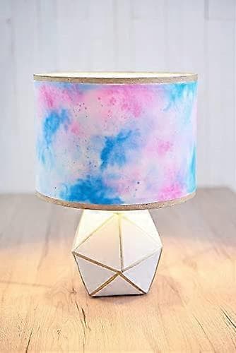 Hvid rund lampeskærm til lamper, 26cm x 19 cm