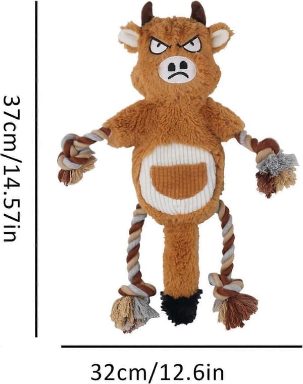 Hundeleke, Kule Tau Hundeleke Robust Tyggleke for Hunder i Kudesign