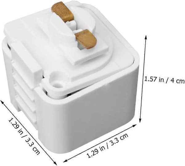 LED skinnekobling, skinnebelysningstilbehør, for stripelys skinnebelysningssystemer hvit adapter