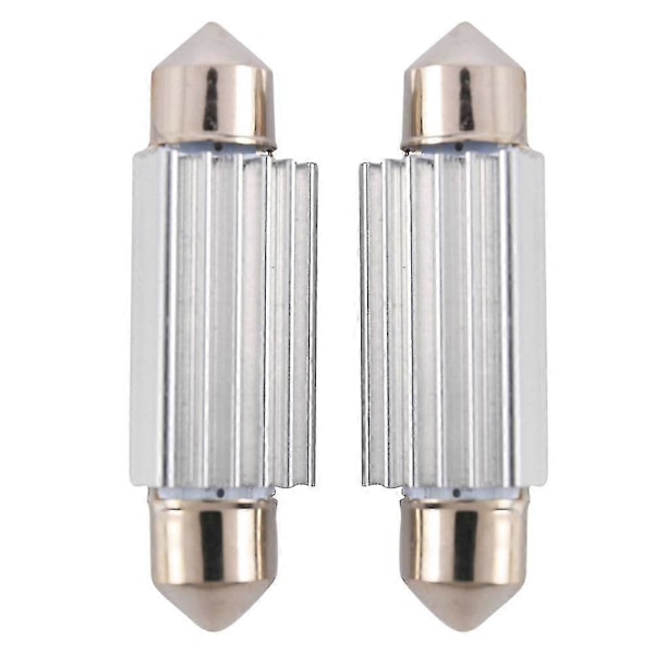 X 6 LED Festoon Lampa Glödlampa 5630 Smd Vitt Ljus Konstant 12v 41mm Låg Förbrukning -ZHENV