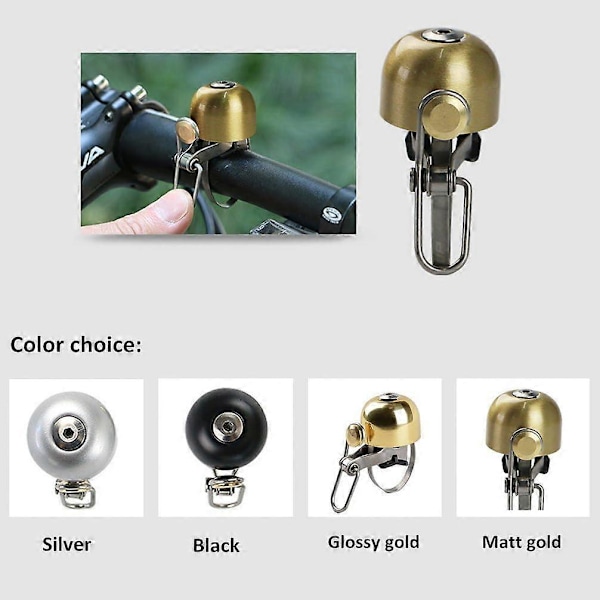 Cykelklokke i kobberlegering til landevej, mountainbike & BMX-cykler - Holdbart metaldesign?