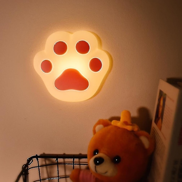 Kattepote Silikone Væglampe Sengelampe Natlampe USB