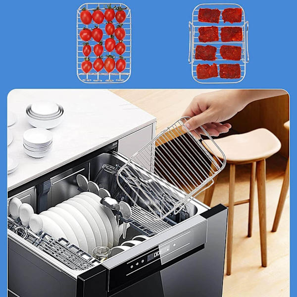Airfryer tilbehør Zone Airfryer Grillrist Rustfritt stål