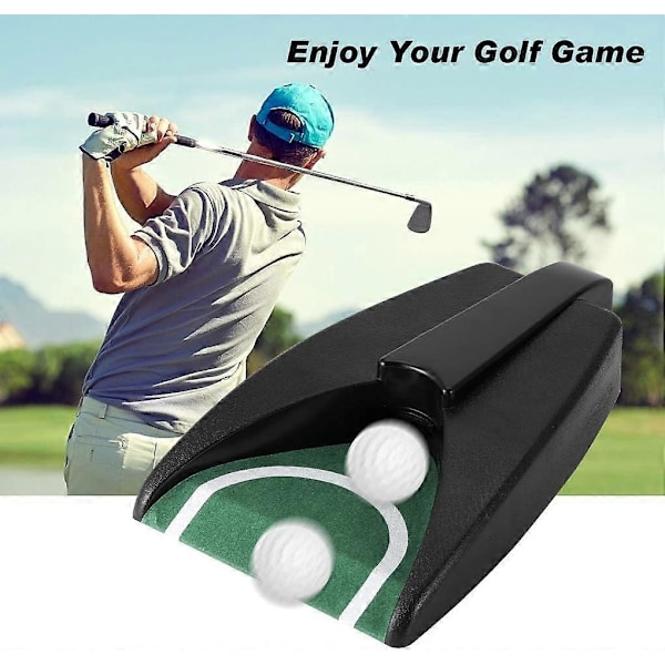 Golf puttingmaskin, putttränare, automatisk puttsåtergivning, automatisk golfbollsreturmaskin