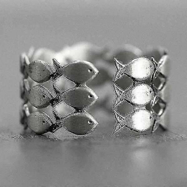Til min datter Svømmer mod strømmen Ring Justerbar fingerring til kvinder