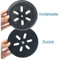 150 mm slibepude - Til Bosch GEX 150 AC, PEX 15 AE, GEX 150 Turbo excenterslibere - 150 mm med W-formet skrue