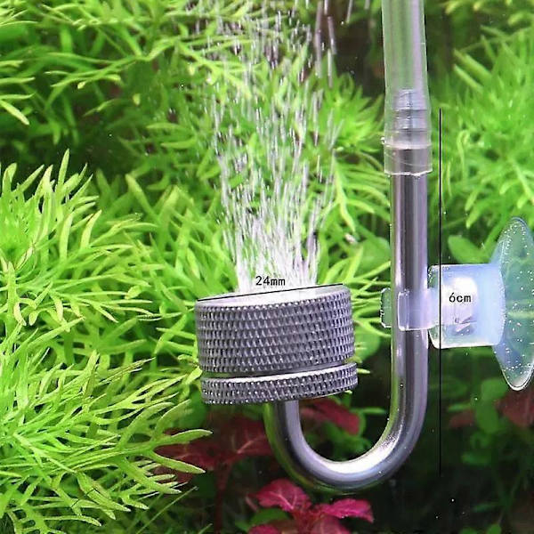 Akvarium Atomizer Diffuser System, Akvarium CO2 Diffuser Kuldioxid Akvatisk Reaktor Vandplante til Akvarium Fisketank