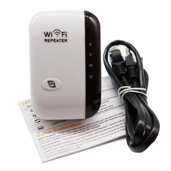 300mbps Wifi Repeater Wifi Extender Förstärkare Wifi Booster EU plug