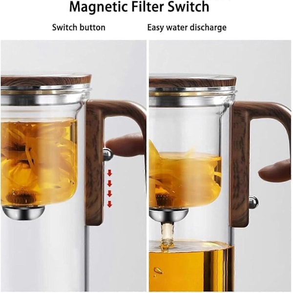 Magisk Tekande til Blomsterte med 800ml Kapacitet
