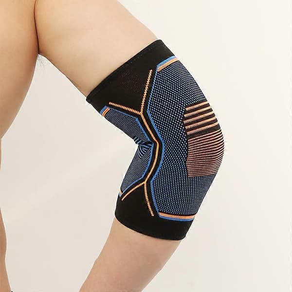 2 Stycken (M) Kompressionsknäskydd (Par) för Ledvärk, Ligamentskada, Meniskskada, Artrit, Löpning, Knäböj