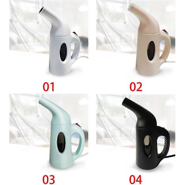 Hvid 120ml Mini Håndholdt Steamer Rejse Strygejern Hængende Strygemaskine Husholdnings Dampbørste Hjem Beklædning til Alle Stoffer 5