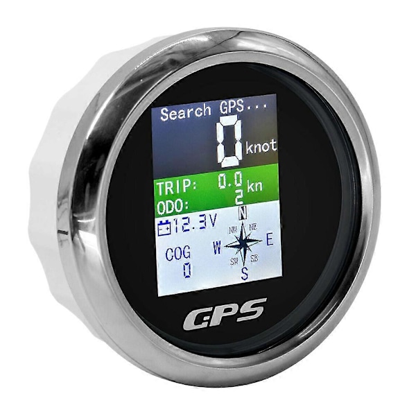 85mm Smart GPS Speedometer Vandtæt TFT Skærm Digital Omdrejningstæller Kilometertæller med GPS Antenne til C
