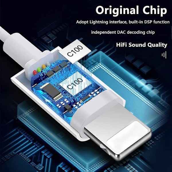 Korvanapit iPhonelle, HiFi Stereo Langalliset Melua Vaimentavat Kuulokkeet Sisäänrakennetulla Mikrofonilla ja Äänenvoimakkuuden Säätimellä, Yhteensopivat iPhone 13/13Mini/13Pron Kanssa