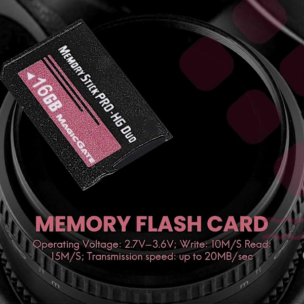 16GB Memory Stick Pro Duo Flash-kort för PSP Cybershot-kamera