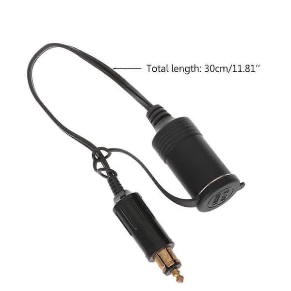 DC12V 24V EU-stik kompatibel med Hella motorcykeloplader bil cigarettænderadapter