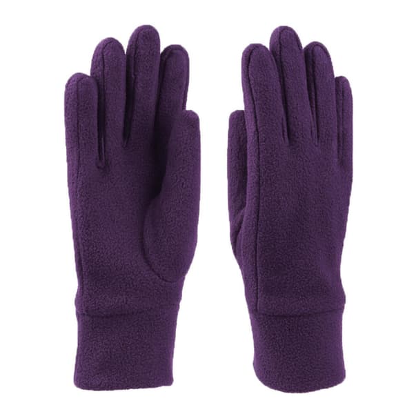 Par nye fleecehandsker Mocka Polar Vinter Varme Handsker Udendørs vaskbare vanter Ensfarvede handsker Fuld Finger Black