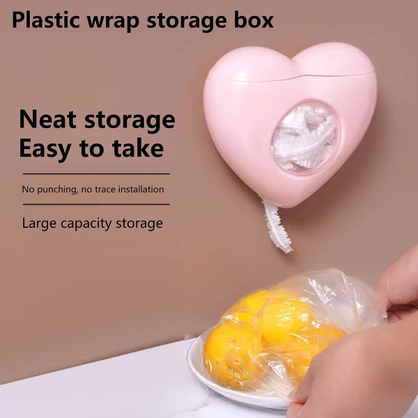 Plast Wrap Dispenser Creative Shape Väggfäste