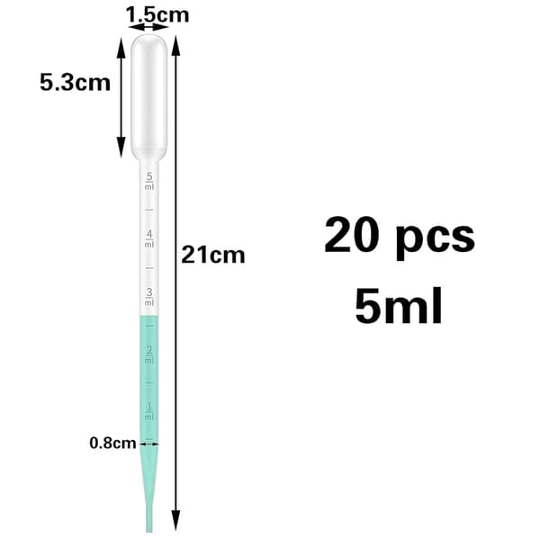 30 kappaletta pipettejä, muovipipettejä, siirtopipettejä valmistettu