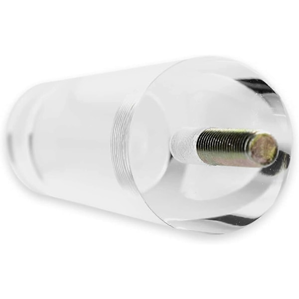 Transparenta möbelfötter bredd 5,8 cm höjd 15 cm - ben för soffa, möbler, säng - fötter gjorda av transparent plast för soffa, säng, väggskåp
