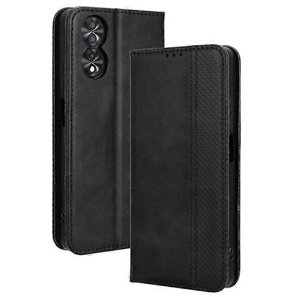 Kompatibel med TCL 40 NxtPaper Mobiltelefon Etuier Præget PU Læder Anti-drop Støtte Cover