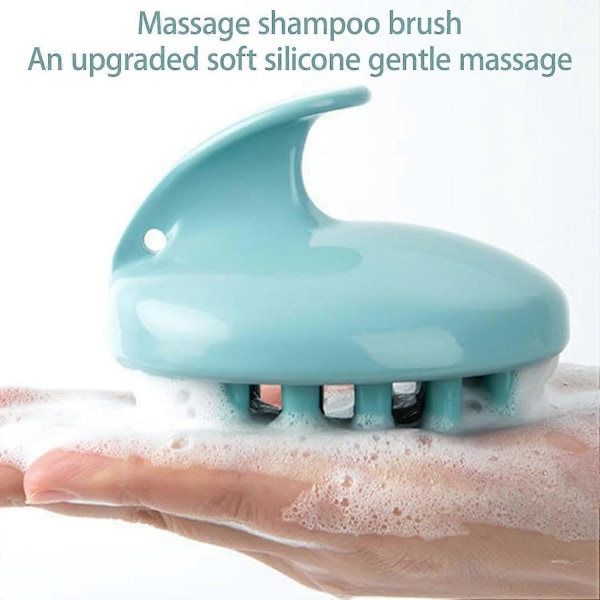 Hårhovedbundsmassager Hårvask Hovedbundsmassage med bløde silikonebørster