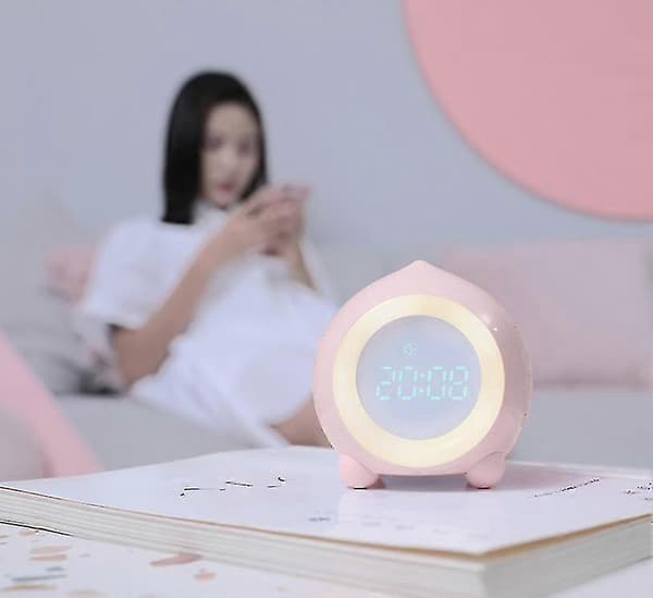 Fiske Smart Vekkerklokke Kreativ Multifunksjonell Bluetooth Høyttaler Mini Digital Klokke Søvn Natt.