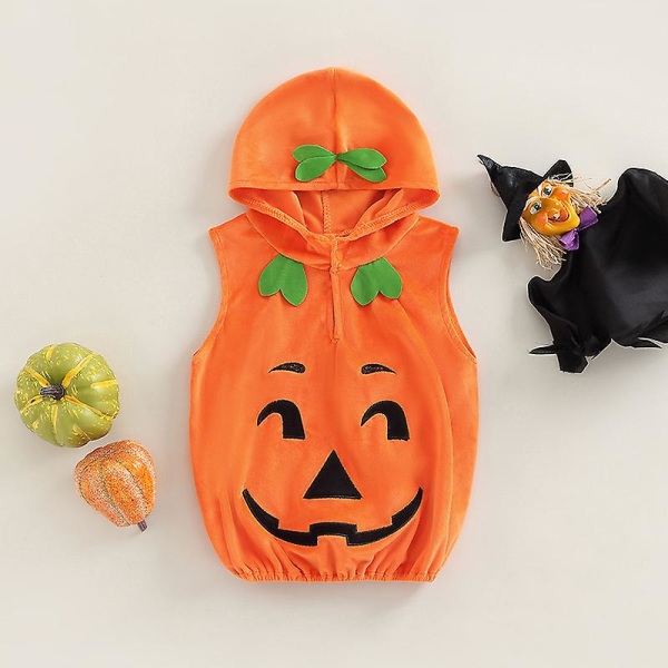 2st Halloween kostym söt baby pumpa form Clo