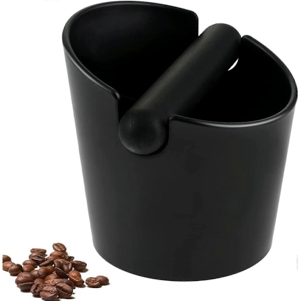 Knockbox i Gummi, Espresso Kaffeslagsbox, Halkfri Behållare med Avtagbar Slagstång, Kaffemaskinstillbehör för Barista Hemma och på Café