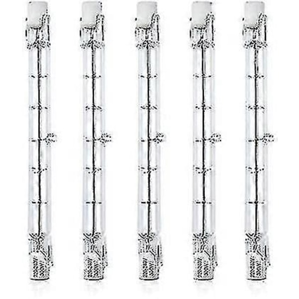 5 stk. Dæmpbar R7s 118mm 300w Halogen Pære Ac 220-240v 3100lm Lineær halogen projektør til landskabsbelysning, sikkerhed, gadelampe