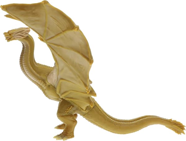 Ghidorah Guld af 3-hovedet drage Ghidorah PVC Gylden Drage Actionfigur Samlelegetøj