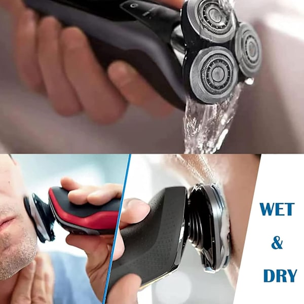 SH60/72 Erstatningsbarberhoder Kompatible med Philips Series 6000 Elektriske Barbermaskiner