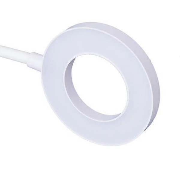 Sammenleggbar Øyebeskyttelse Bordlampe LED Husholdningsleselampe (3 Fargetemperaturer + USB-kabel)